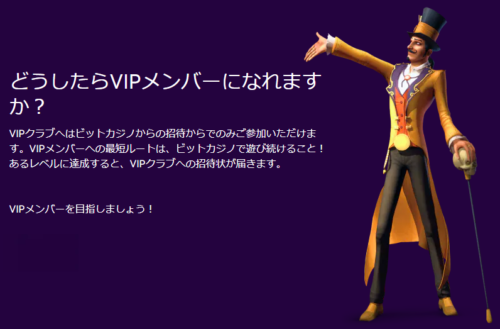 ビットカジノ VIPシステム